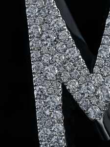 Colgante con Nombre Personalizado, Chapado en Rodio, Moissanita, Plata de Ley 925, Estilo Hip Hop, Cadena con Incrustaciones de Piedras, para Regalo - Product Image 2