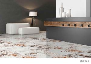 Porcelaine émaillée 600x1200 Mm Carreaux de sol Pierre de marbre Carreaux de sol de salon Carreaux de sol carrés Grands carreaux de sol en marbre - Product Image 2