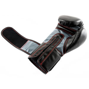 Gants de boxe en cuir MMA de haute qualité, couleur noire, entraînement, combat, légers, respirants, gants de boxe d'entraînement pour adultes - Product Image 2