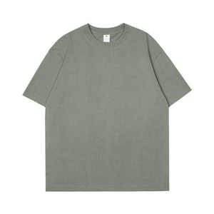 เสื้อยืดผ้าฝ้าย100% 230 GSM สำหรับผู้ชายและผู้หญิงเสื้อยืดลำลองไม่มีลายสำหรับทุกเพศ - Product Image 1