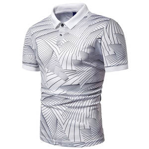 2025 Nueva camiseta de manga corta de verano para hombre, POLO bordado con solapa suelta de moda de negocios informal - Product Image 2