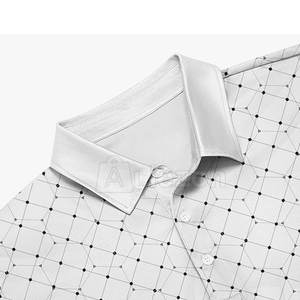 Camiseta de golf con logotipo personalizado para equipos Camiseta de golf estilo polo de diseño impreso para eventos deportivos En stock - Product Image 3