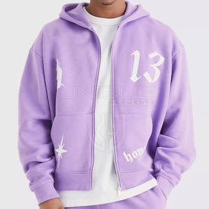 Hecho en el mejor material Nueva moda Puff Impresión Chándal Conjunto Slim Fit Nuevo diseño Chándal hecho a medida - Product Image 2