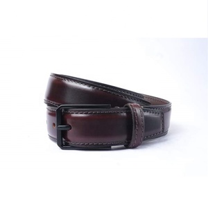 Cinturones de cuero genuino para hombres de longitud personalizada con estilos casuales de moda de lujo Hebillas de zinc de aleación de acero inoxidable Logotipo personalizado - Product Image 1