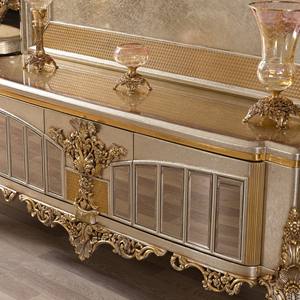 Salle à manger et salon modernes extensibles en bois européen Sentiment de prestige Collection exclusive Meubles - Product Image 4