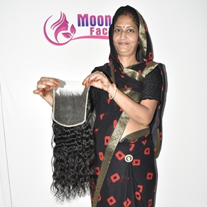 Extensiones de Cabello Largo con Textura Ondulada y Cierre HD de Estilo Perfecto, Producto Nuevo de Alta Calidad 2025, Disponible a Bajo Precio - Product Image 2