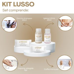 Kit di servizi per Hotel di lusso prodotti monodose 200 Shampoo cuffia per sapone doccia per B & B agriturismi incentrati sull'igiene - Product Image 2