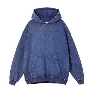 Algodón de alta calidad lavado con ácido transpirable ligero personalizado de talla grande para estampado Puff con capucha para ropa de calle de invierno - Product Image 4