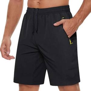 Shorts de jogging pour hommes de style nouveau, respirants, séchage rapide, polyester/coton, uni, personnalisés, de haute qualité, décontractés, pour l'été - Product Image 1