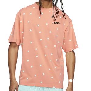 2024 verano alta calidad peso pesado impreso camiseta de gran tamaño impresión sublimación personalizada en blanco 100 algodón elegante camiseta de los hombres - Product Image 1