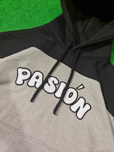 Premium Quality 100% Cotton Two-Tone for Pullover Hoodie with <b>Thick</b> <b>Rope</b> Hood Front Logo & Pocket - Product Image 2