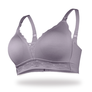 OEM personnalisé haute qualité sans couture maternité allaitement soutien-gorge femmes sans fil bonne Stretch allaitement soutien-gorge de tous les jours solide dentelle - Product Image 1