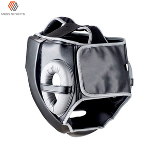 Protector de Cabeza de Cuero para MMA y Boxeo, Equipo de Protección de Alta Calidad, Casco de Entrenamiento, Protector de Cabeza de Seguridad, Venta al Por Mayor - Product Image 3