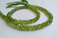 Perles de pierres précieuses en péridot de couleur verte naturelle véritable, facettées, rondes, en fil, pierres précieuses en gros, fournitures pour la fabrication de bijoux, véritable