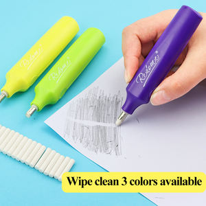 Redeme 2527 3 renkler popüler trend elektrikli silgi kırtasiye silgi dolum okul ofis için kullanımı kolay - Product Image 3