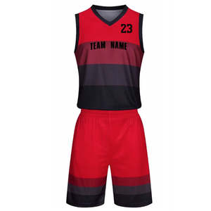 Nouveau design personnalisé coloré sublimation tissu respirant sergé impression vêtements de basket-ball unisexe de COSH Sportswear - Product Image 2