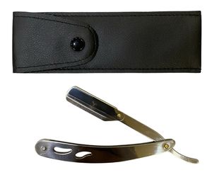 Rasoir droit en acier inoxydable à bord unique de haute qualité pour la conception pliante de barbiers avec lames remplaçables - Product Image 4