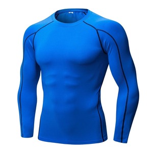 Short Sleeve Compression Rash Guard Spandex/Polyester Moisture-Wicking Comfortable for Men's All Seasons - Product Image 4