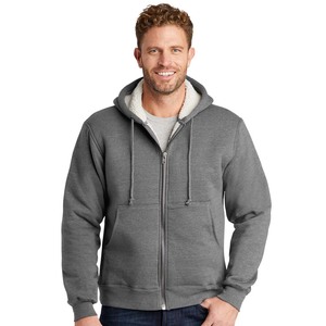 Veste à capuche L-8XL unisexe French Terry Full-Zip Big & Tall Plus Size Super Sweats-Full-Zip Sweatshirt - Product Image 3