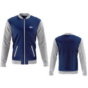Jacjet Veste de style universitaire à séchage rapide de haute qualité 100% Polyester Fleece Softfeel Sportswear pour hommes pour l'hiver - Product Image 1