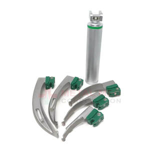 Juego de laringoscopio Manual Estándar Tamaños 00 5 Material de acero inoxidable Instrumento quirúrgico convencional Metal Med MM-220725-19 - Product Image 2