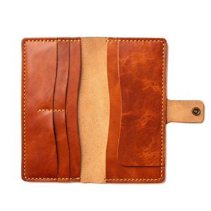 <span class=keywords><strong>Portafoglio</strong></span> da <span class=keywords><strong>uomo</strong></span> in pelle di cavallo pazzo <span class=keywords><strong>con</strong></span> catena di caratteristiche antifurto e decorazione <span class=keywords><strong>con</strong></span> lettere di chiusura a chiusura - Product Image 4