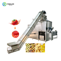 Zoete aardappelen, tomaten, aardappel, stoomschiller, schilmachine, volautomatische schilmachine