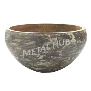 Ensemble saladier et saladier en bois de manguier écologique de style bohème, vaisselle en bois d'acacia en vrac, cadeau d'affaires, vaisselle durable - Product Image 3