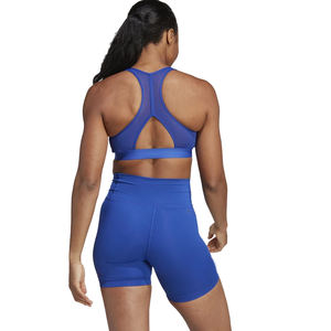 Venta al por mayor hecho de fábrica mujeres marrón Spandex Material acolchado de alto impacto Racer Back Sujetador deportivo para la venta con logotipo personalizado a granel - Product Image 5