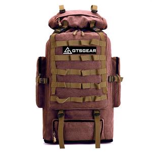 BPL18 toile 100L grande capacité Expansion sac à dos fermeture à glissière pour voyage Sports de plein air Camping exportation transfrontalière - Product Image 5