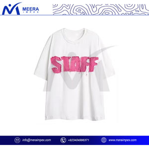 เสื้อยืดแนววินเทจโบฮีเมียนทำด้วยมือปักลายทุกข์ออกแบบได้ตามต้องการเสื้อผ้าลำลองแนวเรโทรศิลปะเก๋ๆ - Product Image 3