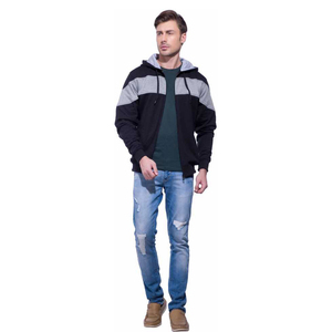 Sweat à capuche de poche kangourou unisexe personnalisé de haute qualité Design de couleur différente à la mode pour hommes 100% coton pour l'hiver - Product Image 4