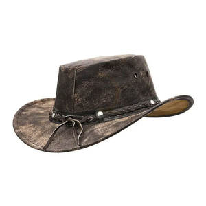 Sombreros de cuero de vaquero unisex hechos a medida ligeros nuevo diseño al por mayor para pescar - Product Image 4