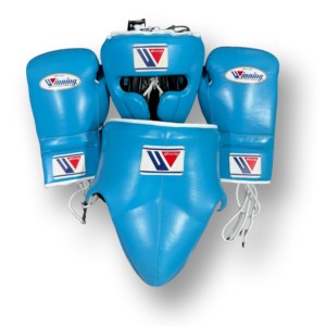 ชุดฝึกชกมวยพร้อมถุงมือชุดป้องกันขาหนีบอุปกรณ์ป้องกันโลโก้ตามสั่ง - Product Image 1