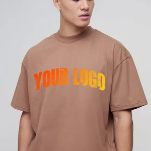 T-shirts grande taille pour hommes T-shirts surdimensionnés en coton épais T-shirts vierges T-shirts décontractés à manches courtes pour hommes vêtements d'été - Product Image 5