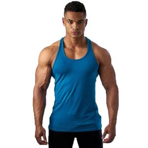 Camiseta sin mangas de algodón personalizada al por mayor para hombre, chaleco de gimnasio, Camiseta deportiva, entrenamiento muscular, culturismo, Stringer - Product Image 6