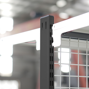 Double-Sided Gondola Shelving with Wire Grid Panels for Supermarkets| OEM SERVICE - Product Image 3