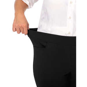 Robe de travail décontractée grande taille Jenna Rose, coupe ajustée flatteuse, avec ourlet boutonné, deux poches avant et boutons décoratifs - Product Image 4