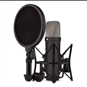 Microphone à condensateur NT1 Signature Series scellé en usine avec suspension antichoc SM6 et filtre anti-pop pour l'enregistrement vocal. - Product Image 3
