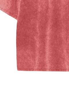 Unisex Oversized Washed <b>Red</b> Cotton <b>T</b> <b>Shirt</b> Vintage Acid Wash Drop Shoulder Streetwear Casual Summer Unisex Tee Topwear Loose Fit - Product Image 6