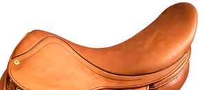 Factory Direct English Leather Jumping Saddle Horse Saddle Professional Show Jumping Equestrian Manufacturer Export India - Product Image 5