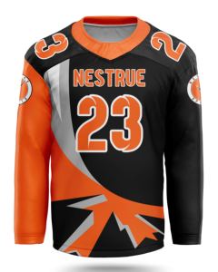Maillot de hockey sur glace personnalisé maillot d'équipe pour hommes femmes jeunes vêtements de sport respirants personnalisé numéro nom conception maillot de hockey sur glace - Product Image 2