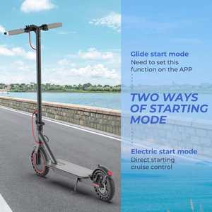 Trottinette électrique GPS pliable, étanche, avec moteur sans balais, pneus pleins 8,5''/10''/14'', 350W/500W, jusqu'à 22 MPH et 24 milles d'autonomie - Product Image 2