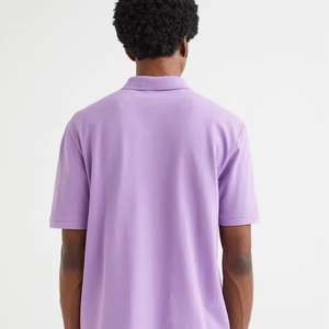 T-Shirt Homme Confortable 100% Coton pour Polo Séchage Rapide Respirant Manches Courtes Motif Solide Tissu Tricoté de Haute Qualité - Product Image 2