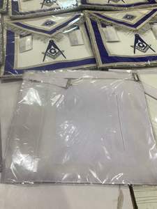 ผ้ากันเปื้อนต้นแบบบ้านสีฟ้าที่มีปกและถุงมือ - Product Image 4