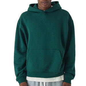 เสื้อฮู้ดดี้โอเวอร์ไซส์ผ้าหนานุ่มพิมพ์ลายโลโก้แบบพัฟฟ์ สั่งทำได้สำหรับผู้ชาย - Product Image 1