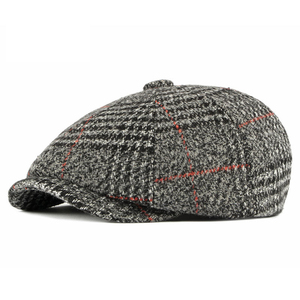 2025 Otoño Invierno personalizable algodón/poliéster transpirable impermeable 8 paneles gorra de vendedor de periódicos con ciclismo playa estilo Hip Hop - Product Image 2