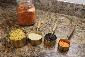 ช้อนตวงทันสมัยสำหรับทำอาหารและอบสำหรับห้องครัวที่บ้านถ้วยและช้อนขนาดแตกต่างกัน - Product Image 3