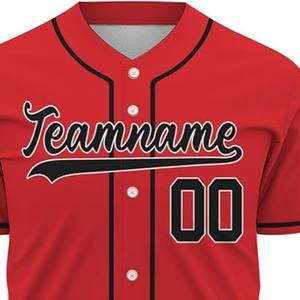 เสื้อเบสบอลของผู้ชายน้ำหนักเบากันรอยเหี่ยวย่นเสื้อทีมยอดนิยมดีไซน์ใหม่สำหรับชุดเล่นซอฟต์บอล - Product Image 6