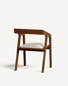 Bluca chaise fauteuil bois Suar extérieur minimaliste Simple moderne mobilier d'extérieur bois Suar acajou 2211405 - Product Image 4